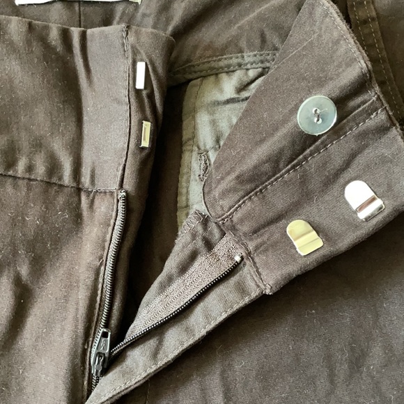 Merona size 24W pants. 97% cotton. Brown in color - Picture 4 of 7